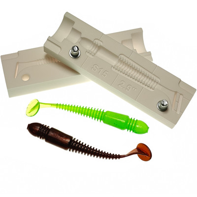 Mold Tioga Soft Plastic Fishing Lure Bait Making 2 - 4.5''