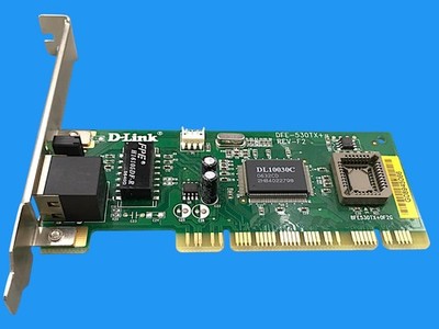 D-LINK DFE-530TX +Rev- F2 PCI Network Card 10/100 MBS Tested