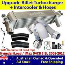 Billet Turbor&Intercooler+Hoses&Oil Feed Pipe For Hyundai iLoad / iMax D4CB 2.5L