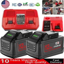 For Milwaukee For M18 Extended Lithium 48-11-1880 12.0Ah Battery or Charger