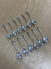 12 Gorham Sterling Silver Jefferson Pattern Spoons 5 3/4 Inch 234 Grams Scrap