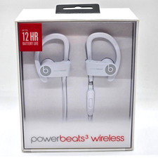 Beats by Dr. Dre Powerbeats3 Wireless Earphones White Bluetooth Sport Headphones