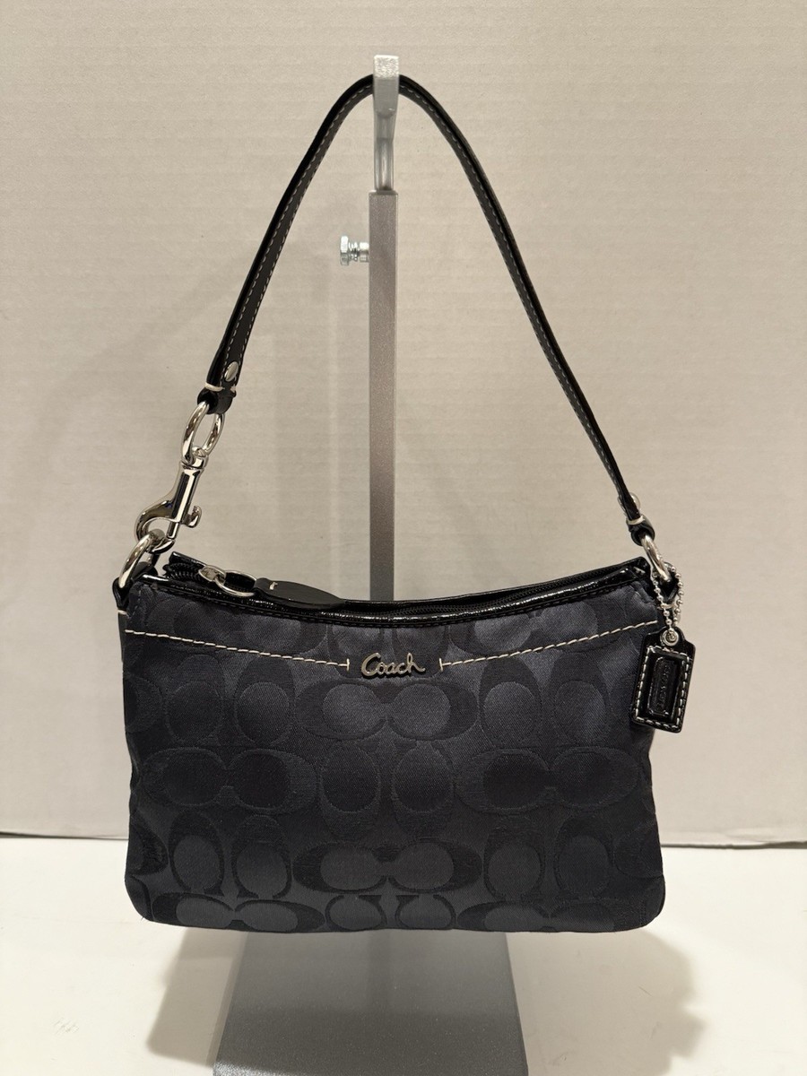 VTG Y2K Coach Legacy Hampton Baguette Signature Monogram Small