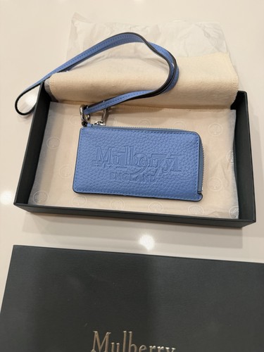 NEW MULBERRY Blue CREDIT CARD WALLET