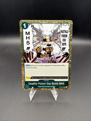 Deathly Poison Gas Bomb MH5 R OP03-038 One Piece Card Game TCG CCG English NM