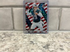 2025 Mosaic Football - Red & White Prizm RC - Kyle McCord Eagles # 352