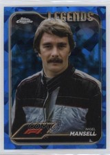2024 Topps Chrome Sapphire Edition Formula 1 F1 Legends Nigel Mansell HOF 15wb