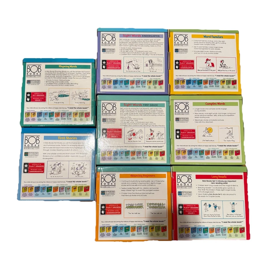 Bob Books Complete Sets Collection 8 Sets- Set 2, 3, 4, 5, & More New Paperback - Image 2 of 2