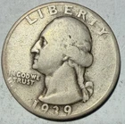 1939-S 25C Washington Quarter