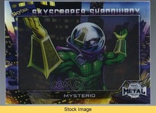 2022 Marvel Metal Universe Spider-Man Skyscraper Shadow Box Mysterio READ 0tf
