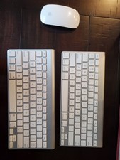 Apple Lot- 2 Keyboards And 1 Mouse - A1255, A1314, A1296