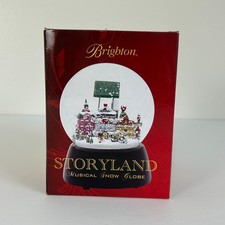 Brighton Storyland Musical Snow Globe Let It Snow Holiday Décor Cloudy Water