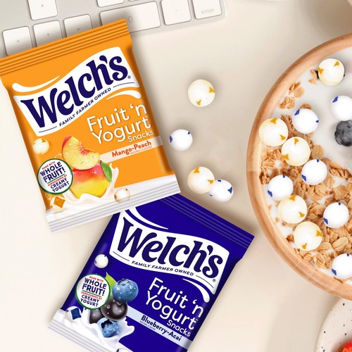 Welch's Fruit 'N Yogurt Blueberry-Acai. & Mango-Pfirsich weiche Früchte Snacks 7 oz, 20 - Bild 5 von 5