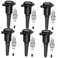 UF384  4504 Ignition Coil Pack  Iridium Spark Plugs Set of 6  coils packs