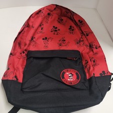 Mickey Mouse backpack, Genuine Disney, "The Original Mickey" red and black