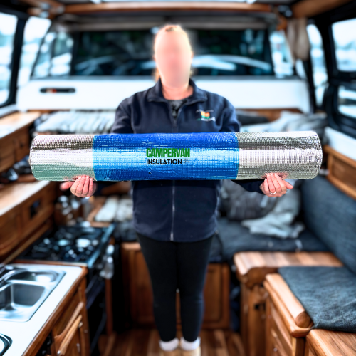 Camper Van Insulation & Vapour Barrier – 8mm Self-Adhesive Foil Foam Liner GMXR