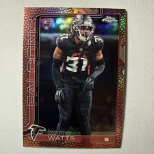 2025 Topps Chrome -- Xavier Watts RC Football Leather Parallel #393 