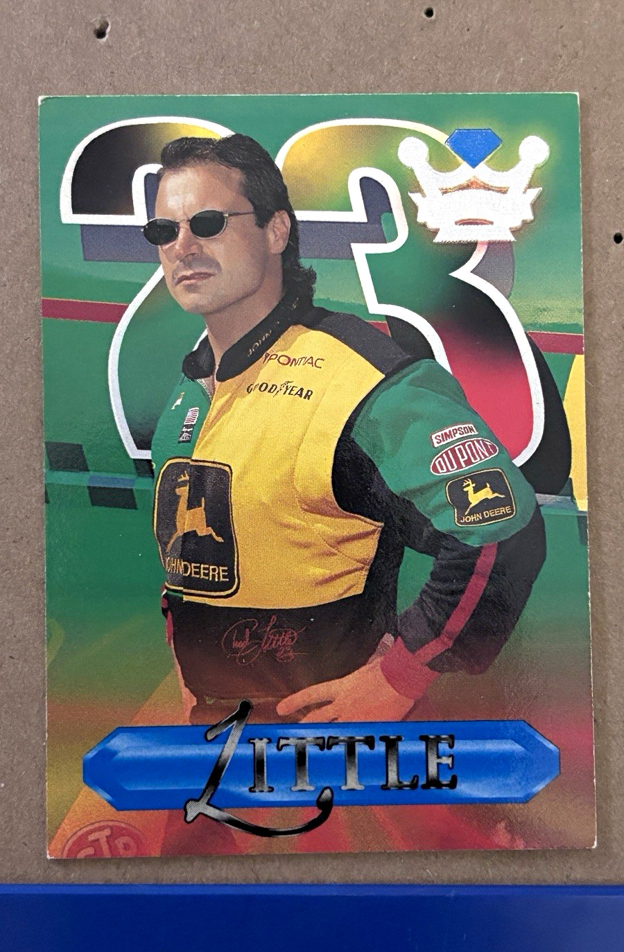 Wheels 1996 Crown Jewels Elite NASCAR #71 Chad Little Mark Rypien/John Deere