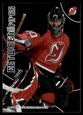2001-02 Be a Player Between the Pipes Scott Clemmensen Rookie New Jersey Devils