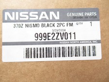 Genuine Oem Nissan 999e2-zv011 Nismo Carpeted Floor Mat Set Black 2011-2020 370z