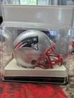 NFL Riddell Patriots NFL Mini Helmet Signed by Tom Brady