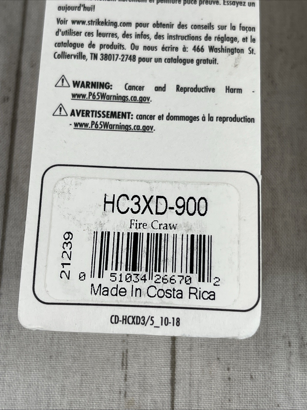 Lot of 3 Strike King 3XD  Xtra Deep Crankbaits - Fire Craw And Gizzard Shad