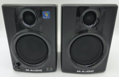 M-Audio AV30 Compact Desktop Studio Monitor Speakers , Pair - Black