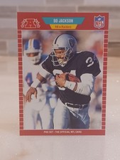 Pro Set 1989 Bo Jackson Los Angeles Raiders #185 NFL Football Trading Card