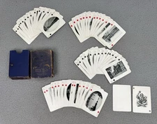 Antique 1900s Chas Goodall American Grand Trunk Railroad Souvenir Playing Cards