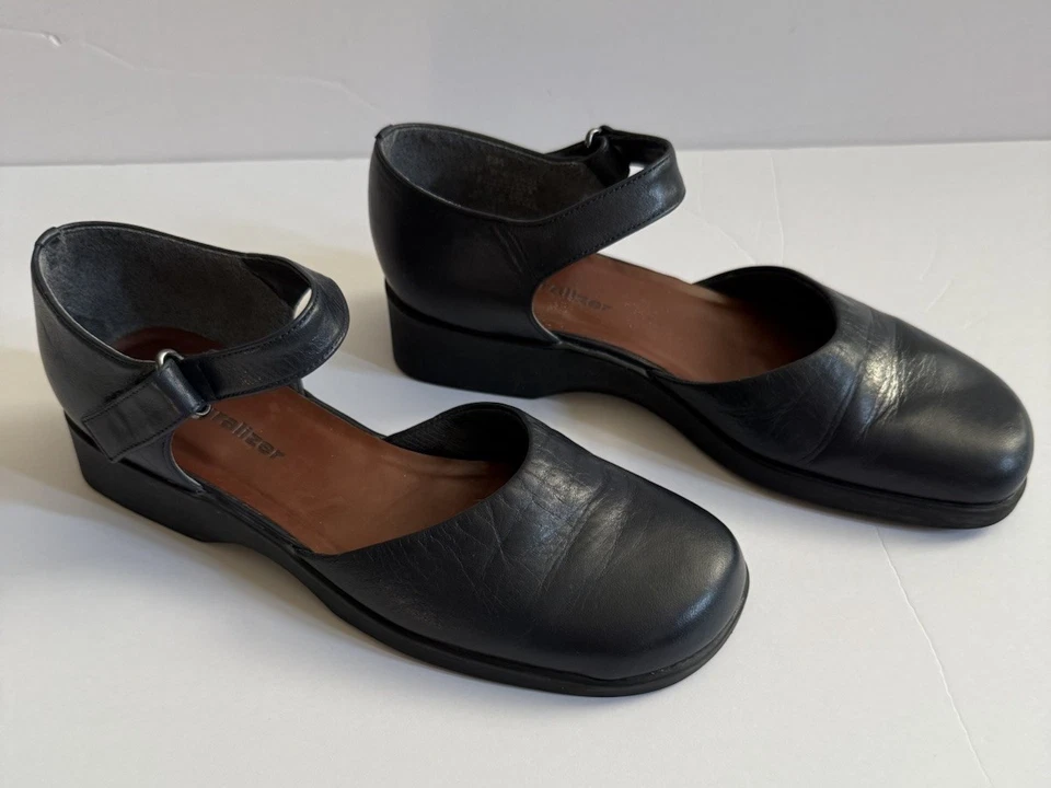 Zapato de Trabajo Mary Jane Confort Azul Marino Sistema de Ajuste Naturalizador 4U Talla 6M Foto 2 de 4