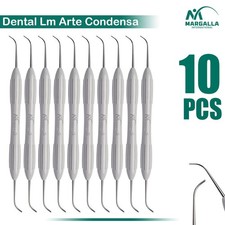 10Pcs Lm Arte Condensa Dental Composite Filling Instruments Silicone Handle