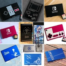 For Nintendo Switch Metal Game Card Storage Box Hard Holder Case Cover 6-Slots