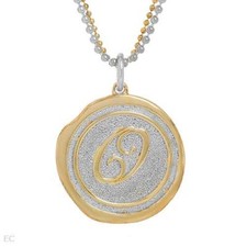 Horoscope Cancer Sign Necklace Crafted in14K/925 Gold Plated Silver