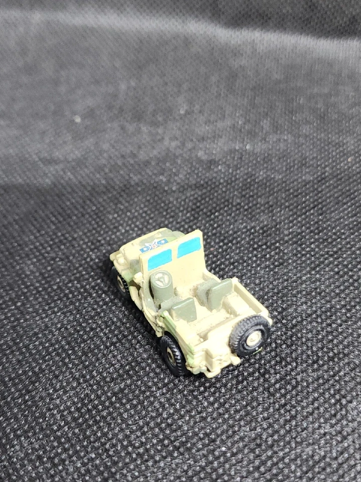 MICRO MACHINES Military Jeep Galoob 1994 L.G.T.I. LGTI Green Camo - Image 4 of 4