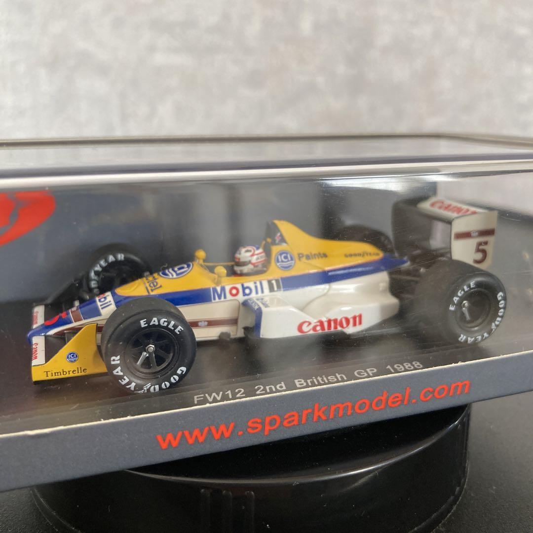 Spark 1/43 FW12 2nd British GP 1988 #5 Nigel Mansell | eBay Spark 1/43 FW12 2nd British GP 1988 #5 Nigel Mansell | eBay