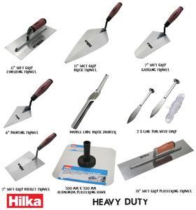 Plastering Tools, Aluminium Hawk, Finishing, BUCKET, Pointing Trowel