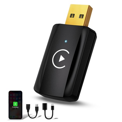 MSXTTLY Carplay Wireless Adapter, U2C-AIR 3.0 Wireless Carplay Stick für Autos