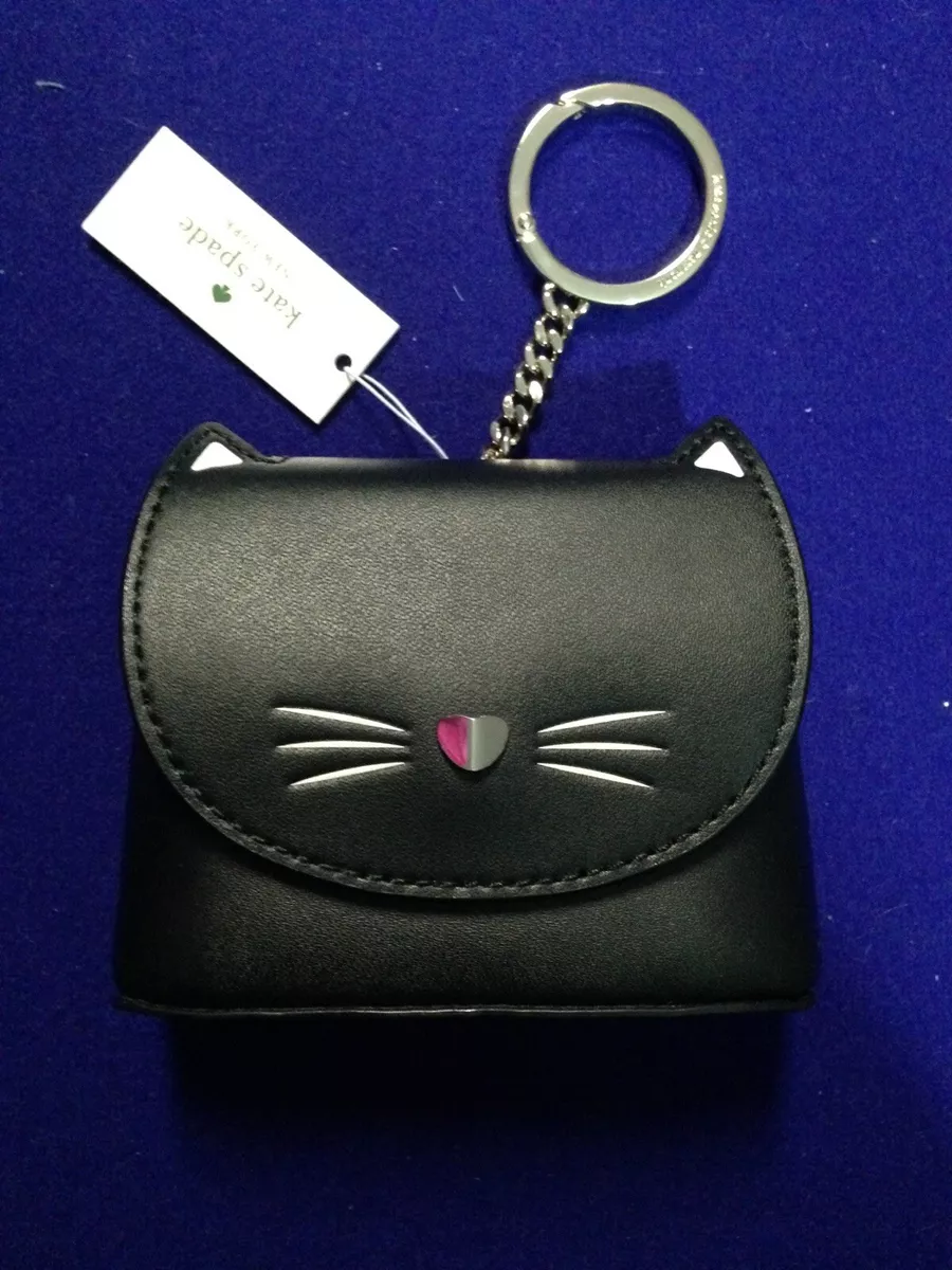 Kate Spade kate spade folding twice purse wallet cat dara cat cat .. cat  black cat purse 1 point limit new goods : Real Yahoo auction salling