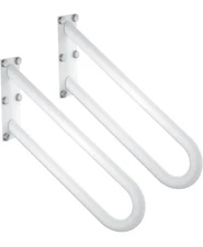 20 in Stainless Steel Handrail for 1-3 Steps 1.25" Diameter Safety Grab Bar-Pair