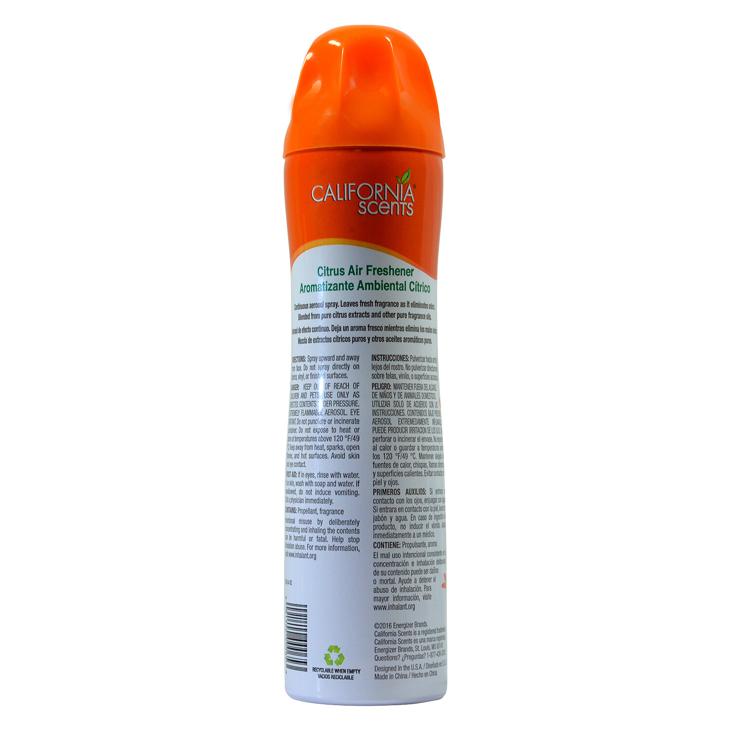 California Scents Orange Squeeze 3.5 Oz Air Freshener Spray (1) eBay