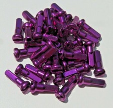 14mm PURPLE Alloy Aluminum spoke nipple 14g 2.0mm Custom amounts