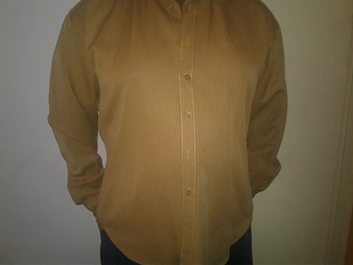 Dark tan on sale dress shirt