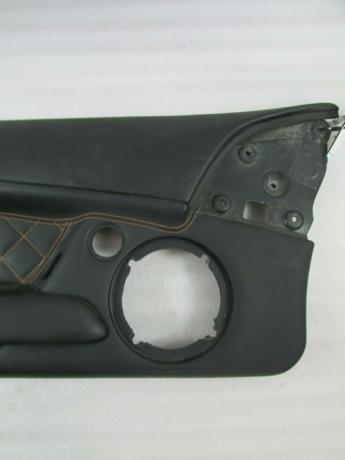 Lamborghini Murcielago, LH, Left Door Panel, Black / Orange, Used P/N 417867015D