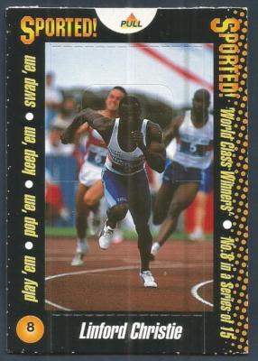 MATCH MAGAZIN - WORLD CLASS WINNER POP UPS - 1996/97 - #08 - LINFORD CHRISTIE