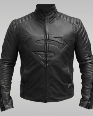 Superman Smallville Clark Kent Real Leather Jacket,Man of steel dc comics superm