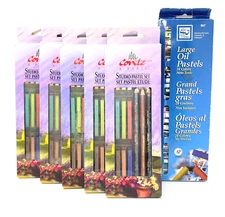 Conté à Paris Studio Pastels & Cornel Oil Pastels (Lot of 6 Sets)