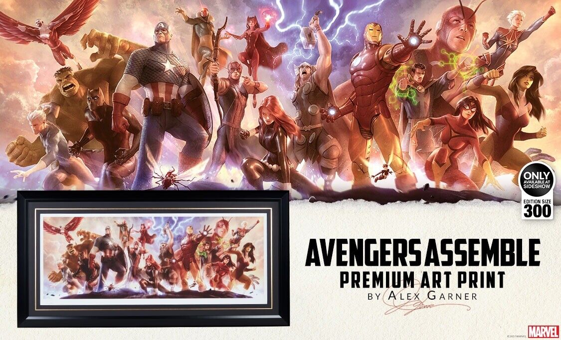 Avengers Assemble Marvel Gallery Print