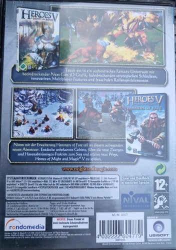 PC DVD-ROM Heroes Of Might And Magic V - Silver Edition (2008) USK 12 - Picture 2 of 3