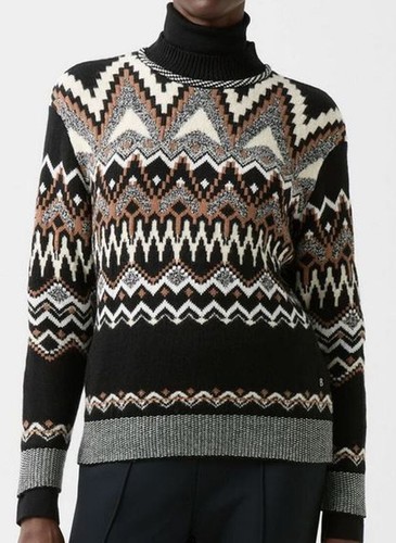 Bogner Premium Damen Strick Pullover Norwegermuster m.Schurwolle, Kaschmir 38 M - Bild 2 von 17