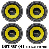 Lot Of (4) Pyle Plg64 6.5 300 Watt, 4 Ohm, Mid Bass Woofers, Car Audio System on sale Lot Of (4) Pyle Plg64 6.5 300 Watt, 4 Ohm, Mid Bass Woofers, Car Audio System on sale